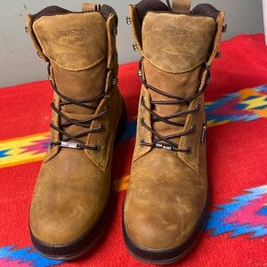 Wolverine Rampart Leather Work Boots W190020 Size 11 EW